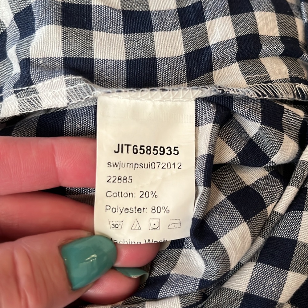 Gingham Checkered Romper - image 4